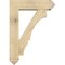 Ekena Millwork Balboa Arts and Crafts Rough Sawn Bracket w/ Offset Brace, Douglas Fir, 8"W x 30"D x 42"H BKT0806X30X42BOA03RDF - alternate 3